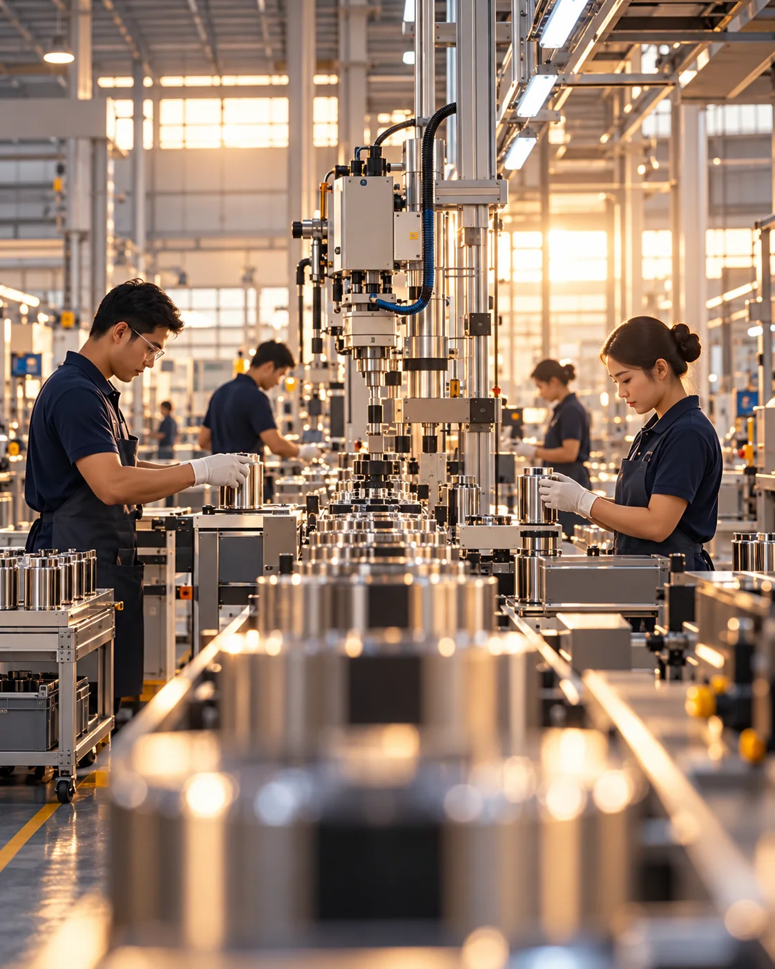 Illustrative manufacturing production environment